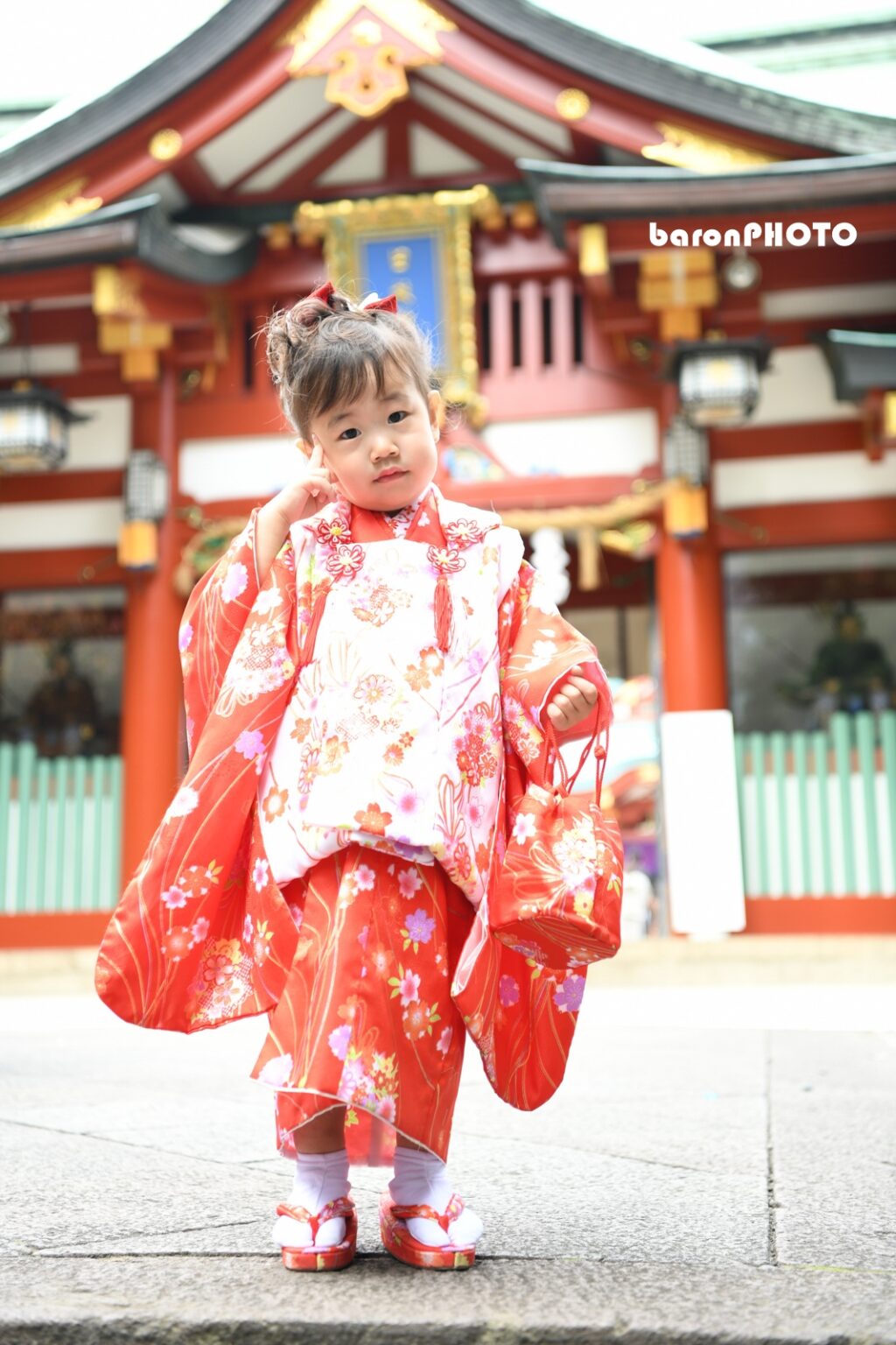 愛情いっぱいの七五三【日枝神社/赤坂】 出張撮影バロンフォトワーク｜授乳フォトお宮参り七五三バースデー、女性