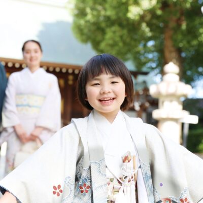 七五三　５歳　松陰神社