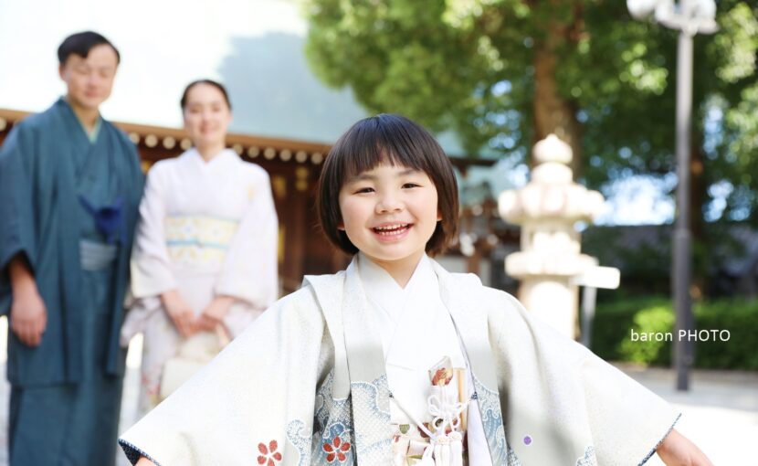 七五三　５歳　松陰神社